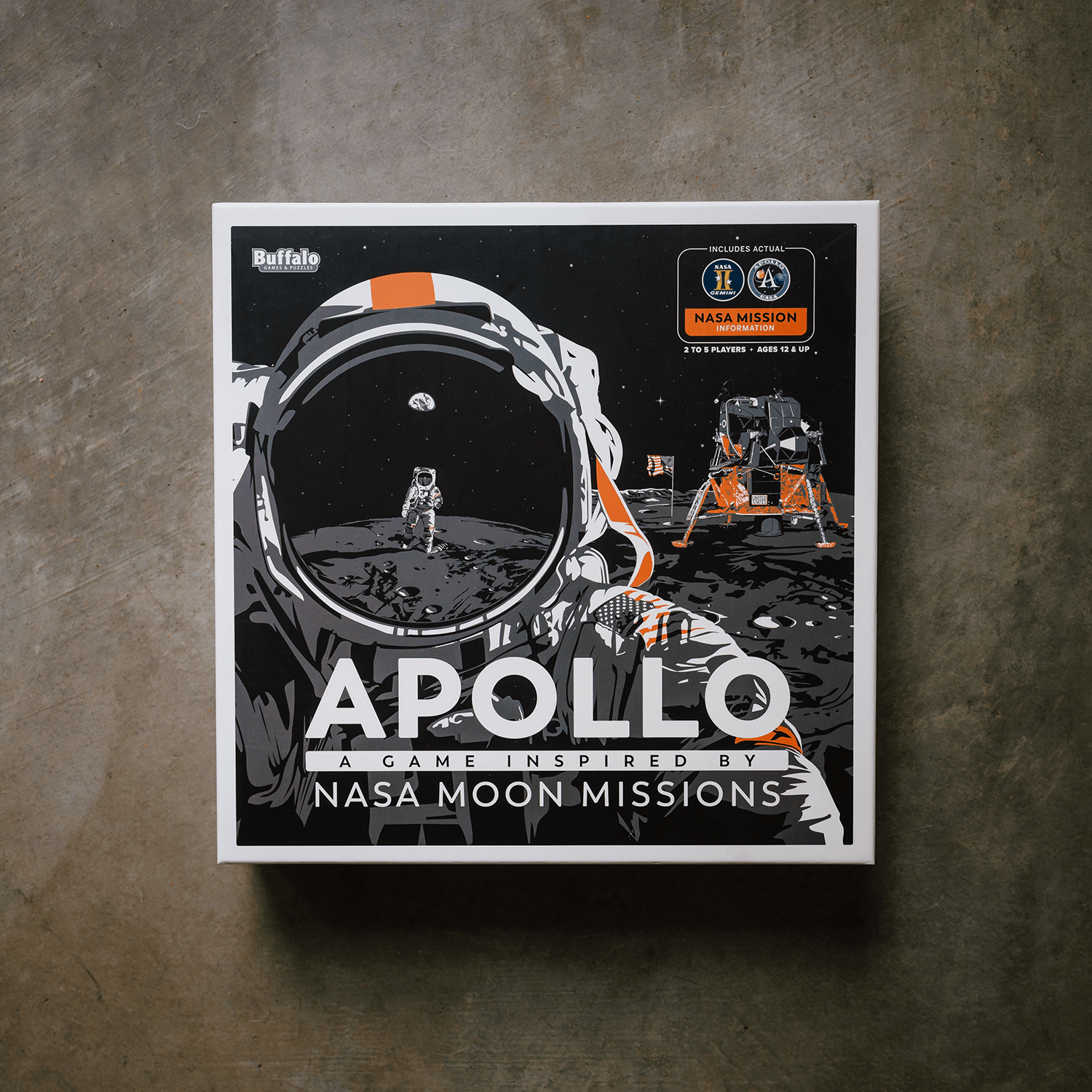 Apollo NASA Moon Missions Board Game – chopshopstore