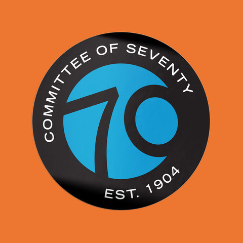 Committee of Seventy Brand ID Sticker