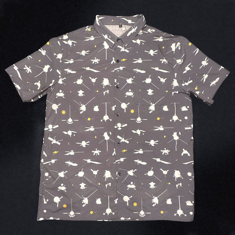 Beyond Earth Historic Space Probes Button-Up Shirts