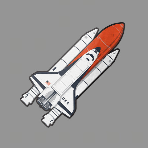 The Space Shuttle Sticker