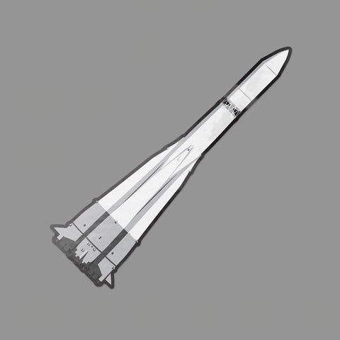 Vostok Rocket Sticker