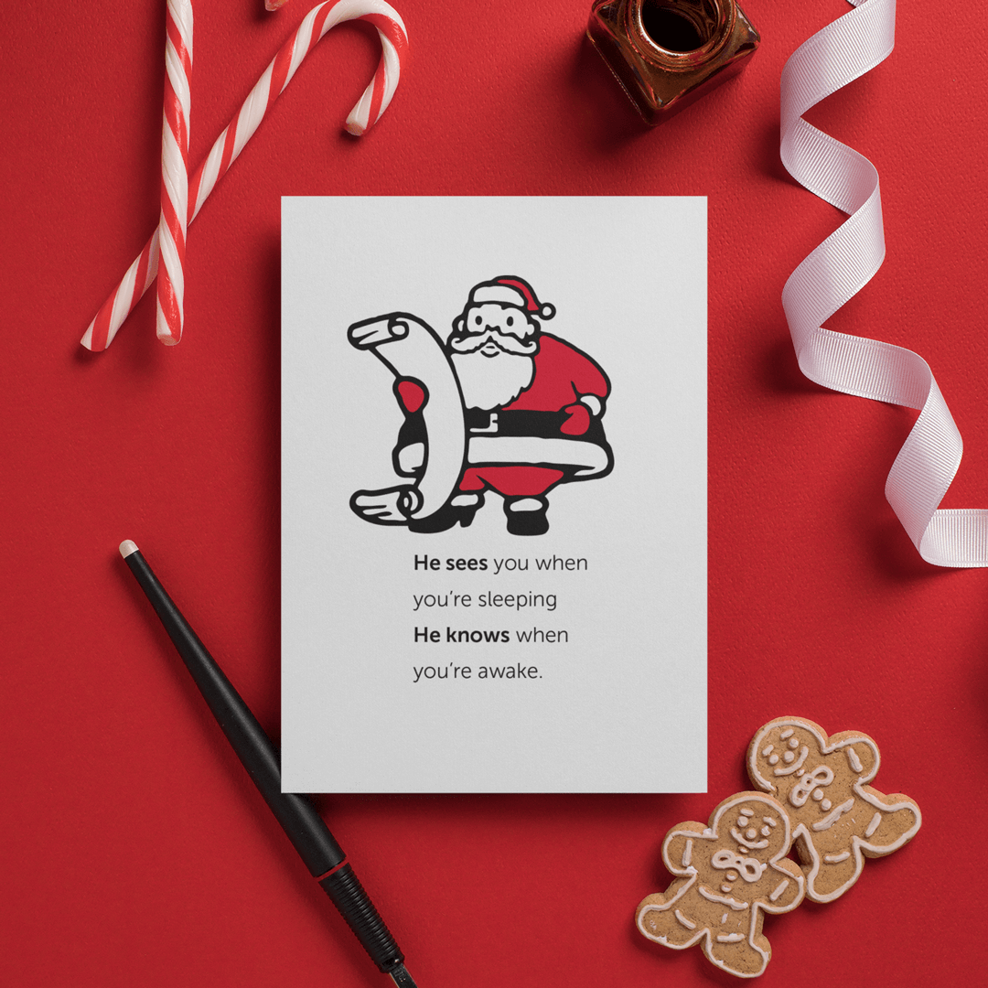 Santa NSA Card – chopshopstore